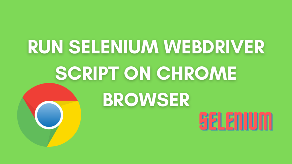 install webdriver for chrome